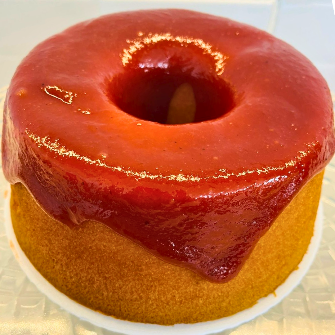 Bolo de Nata com Cobertura de Goiaba