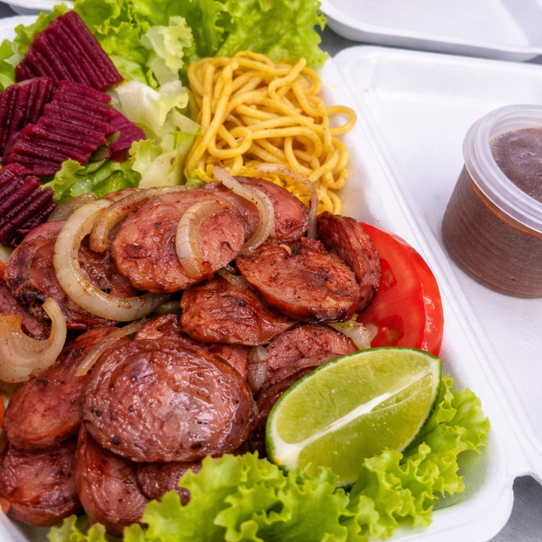 Churrasco Carne com Calabresa