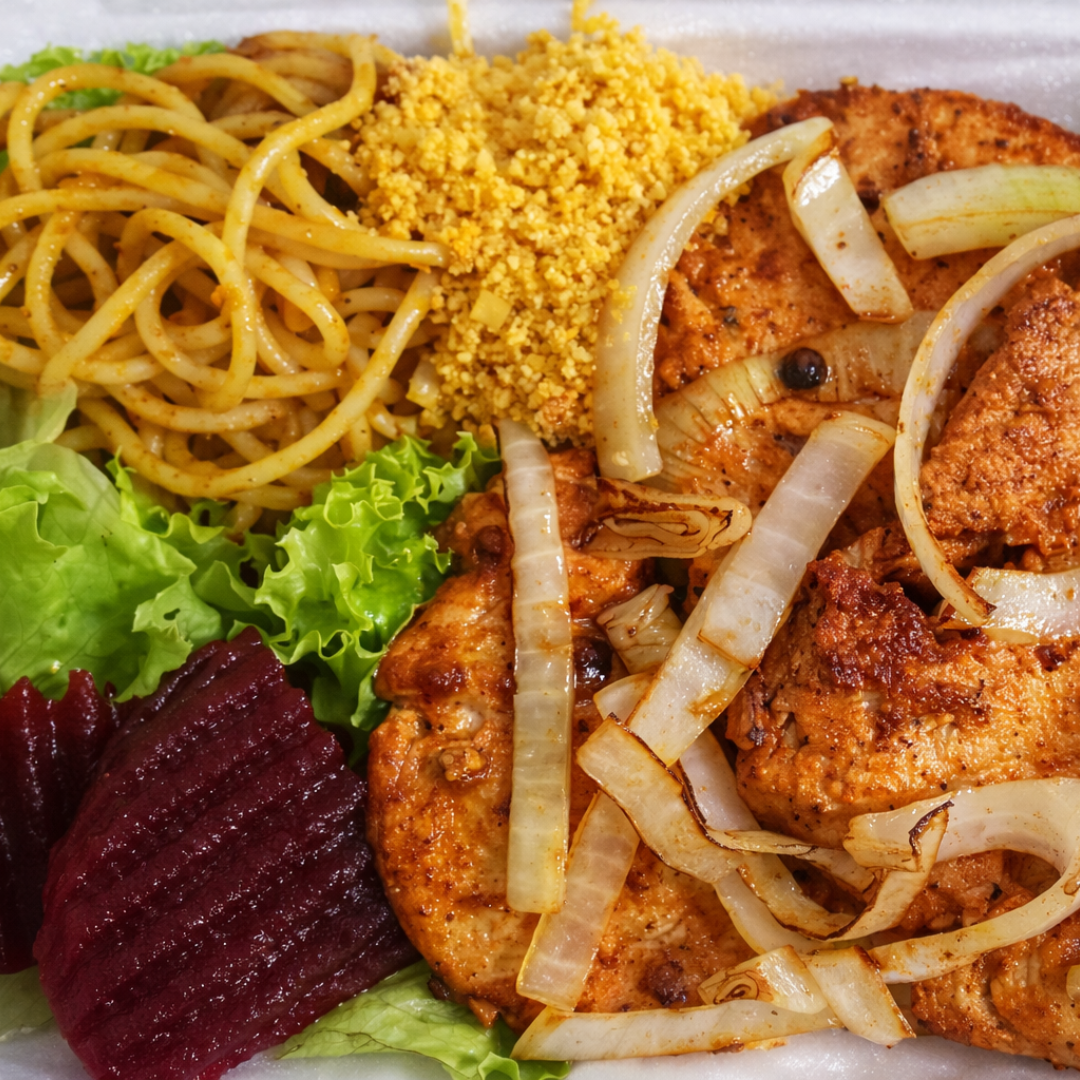 Peito de Frango Acebolado