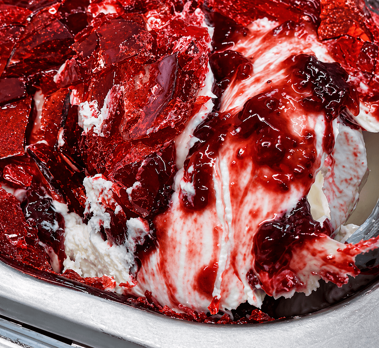 Gelato de Morango do Amor